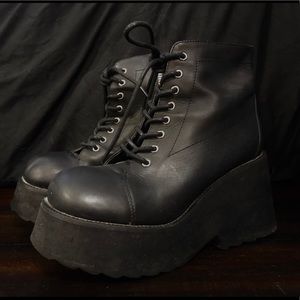 UNIF Ryder Boots Black US6